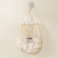 Sac à main en maille de polyester, sac de séchage de chaussettes respirant à suspendre, sac de rangement de cuisine pour fruits et légumes