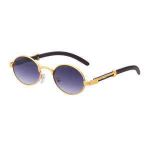 Nouvelles Lunettes <span class=keywords><strong>de</strong></span> <span class=keywords><strong>Soleil</strong></span> Rétro Classiques 2026, Monture Ronde Vintage, Style <span class=keywords><strong>Vogue</strong></span>, pour Femmes et Hommes, en Métal - Product Image 3