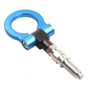 Universale per <span class=keywords><strong>BMW</strong></span> E <span class=keywords><strong>1</strong></span> serie 3 X5 X6 in alluminio nero per Auto gancio paraurti Auto rimorchio anteriore posteriore gancio traino per Auto - Product Image 1