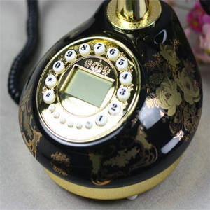 Botón de teléfono Retro Digital fijo antiguo, teléfono antiguo/manos libres/versión retroiluminada, teléfono de línea de identificación de llamadas - Product Image 4