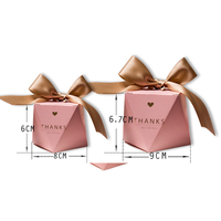 Boîtes carrées pour dragées, boîte cadeau ange pour baby shower, baptême, anniversaire, décoration de mariage