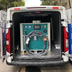 Cargador rápido EV DC para móvil, estación de carga de emergencia, 40kw, 65KWH