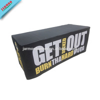 Nappes de Table de fête avec Logo personnalisé, tissu extensible, housse de Table en Spandex fantaisie