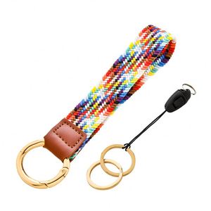 Wholesale Logo Wrist Strap Safe Other Leather <b>Custom</b> Keychain <b>Keys</b> Lanyard - Product Image 4