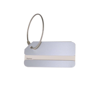 Etiquetas de Equipaje Metálicas Personalizadas con Logotipo y Nombre, Resistentes al Agua, Modernas, para Impresión por Transferencia de Calor, Venta al Por Mayor - Product Image 5