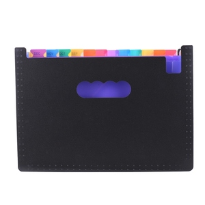 Organizador de carpetas de archivos de 12 bolsillos, carpeta de archivos expansible, acordeón de color arcoíris, tamaño A4 con guías de archivos y etiquetas de papel - Product Image 2