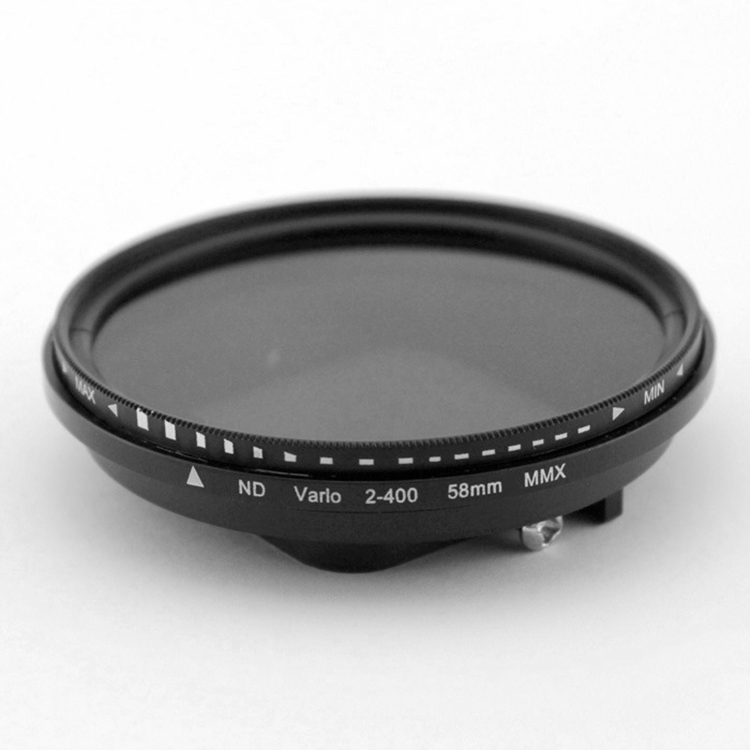 58mm ND 2 כדי ND 400 סינון מתכוונן צפיפות ניטרלי משתנה מסנן עבור DSLR