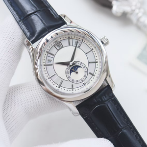 Montre pour homme haut de gamme, originale, de qualité supérieure, nouveau design, luxe, mode, mouvement mécanique, Pateks, simple, saphir - Product Image 4