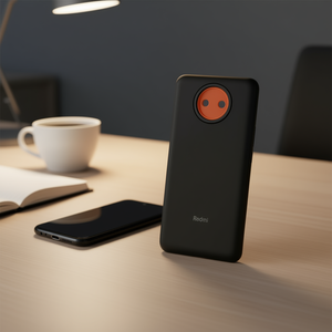 Cover posteriore Redmi per Xiaomi Note 9T nero, scocca di ricambio - Product Image 3