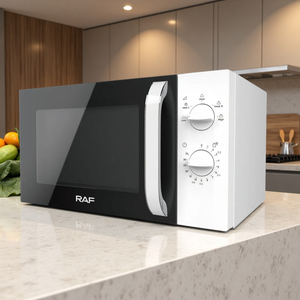 RAF Microwave <strong>Oven</strong> 23L EU Plug Turntable Heating Visible Window Easy Operation Compact Kitchen Appliance Home Office Use - Product Image 1