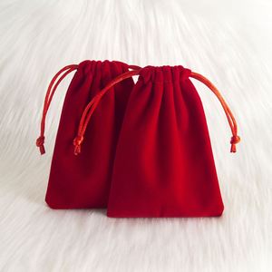 Bolsa de Joyería de Terciopelo Reciclado - Bolsa de Regalo para Acción de Gracias, Envío Rápido a EE. UU./UE - Product Image 6
