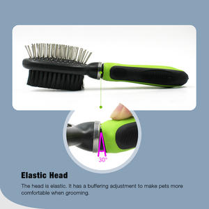 Cepillo Combinado de Doble Cara KUDI con Cerdas y Púas para el Cuidado del Pelo de Perros y Gatos - Product Image 4