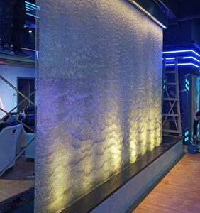 Custom 304/316 Stainless Steel Metal Mesh Water Curtain | Indoor Artistic Flowing <strong>Waterfall</strong> For Hotel Lobby Decoration - Product Image 5