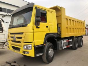 รถบรรทุกฮาวโอ 6x4 ยูโร 2 ดีเซล รถบรรทุกขนาดเล็กใหม่สำหรับงานเหมือง รถดัมพ์ 10 ล้อ บรรทุกได้ 11-20 ตัน พวงมาลัยซ้าย กล้องมองหลัง 251-350 แรงม้า 6-8 ลิตร - Product Image 4