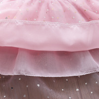 Robe de princesse tutu d'été pour bébé, jupe en tulle et gaze moelleuse pour fille de 1 an, idéale pour mariage, fête ou séance photo