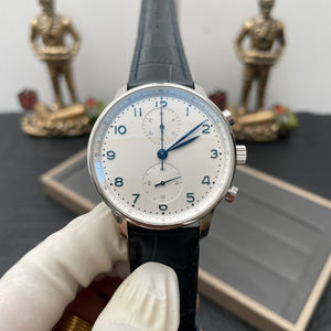 Montre mécanique automatique pour homme, style portugais, chronographe multifonction, mouvement 41 mm, design élégant - Product Image 1