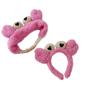 हॉट बिक्री कोरियन मेकअप हेडबैंड प्यारे कानों का चेहरा वाशिंग हेयर बैंड स्पा हेडबैंड - Product Image 4