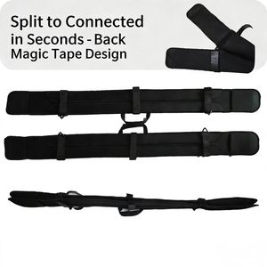 Borsa da Sci/Snowboard Professionale da Uomo con Tracolla Regolabile in Velcro Staccabile, Antiscivolo, in Poliestere Ecologico, Modello 1 con Logo - Product Image 3