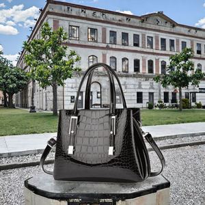 Bolso de Mano Moderno para Mujer, con Forro de PU, Doble Asa, Mini Bolso Geométrico con Cadena Decorativa, Bolso Cruzado de Marca de Moda - Product Image 2
