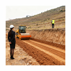 Rodillo de carretera vibratorio de doble tambor hidráulico de 8 toneladas LTC208 Venta caliente - Product Image 1