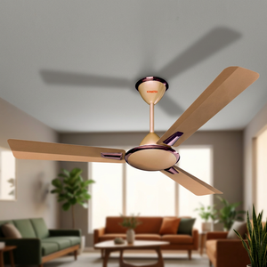 Ventilateur de plafond KIMATSU à économie d'énergie, refroidissement par air, DC 5 vitesses, commande mécanique, pliable, décoratif, pour hôtels et foyers, électrique - Product Image 2