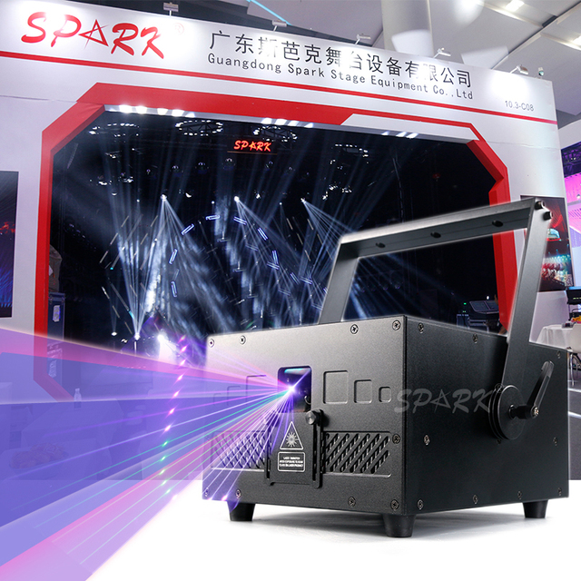 High Power IP65 15W RGB Full Color  Animation Laser Show Projector System Equipment for Stage Club Dj