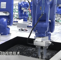 Robot à 6 axes YASKAWA GP7 avec PLC et moteur, station de travail à vision 3D pour l'assemblage de voitures miniatures, tri électronique de précision