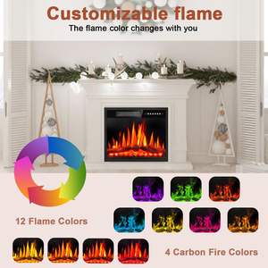 Mobile soggiorno 23 pollici piccolo fornello elettrico telecomando moderno Rv Led inserto camino - Product Image 2