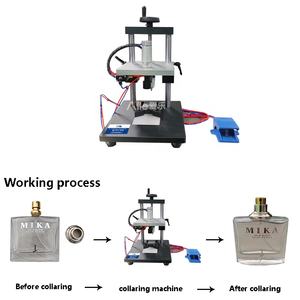 Machine à sertir pneumatique semi-automatique rouleau d'huile essentielle de parfum sur bouteille en verre pour 30ml 50ml machine à sertir le parfum des femmes - Product Image 6