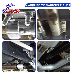 Penjepit lengan knalpot baja tahan karat, tugas berat Universal - Product Image 4