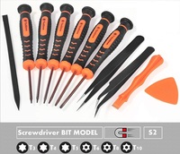 10 en 1 jeu de tournevis de précision ordinateur Pc téléphone réparation Fix Kit d'outils de réparation magnétique tournevis de précision magnétiques