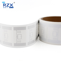 Etiquetas Adhesivas de Papel Resistentes al Agua y a la Intemperie con Memoria EPC de 128 Bits para UHF RFID 860-960MHz Impinj M730/M830 para Comercio Minorista