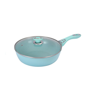 Homemory Antiaanbak kookgereiset 9-delig, antiaanbak pannenset met drielaagse keramische coating, 100% PFOA-vrij, koel aanvoelende handgrepen - Product Image 5