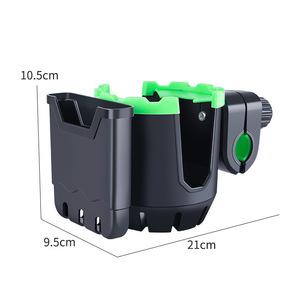 Adjustable Water Bottle Holder 21cm X 9.5cm X 10.5cm For Motorcycle Bicycle Electric Bike Stroller With Phone Compartment - Product Image 1