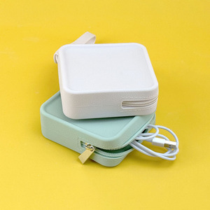 New Arrival Dual Purpose Silicone Cosmetic Bag Waterproof Coin <b>Purse</b> with Earphone Pouch Unisex Design - Product Image 5