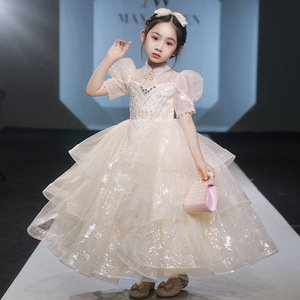 Ados formel élégant <span class=keywords><strong>demoiselle</strong></span> <span class=keywords><strong>d</strong></span>'<span class=keywords><strong>honneur</strong></span> pour fille mariage blanc rose longue soirée princesse robes dentelle enfants vêtements robe - Product Image 2
