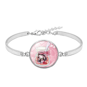 8 Hot New Styles <b>Glass</b> Craft Custom Dome Cabochon Time Gem <b>Glass</b> Charm <b>Bangle</b> Bracelet Wristlet Alloy Fashion Bracelet for Women - Product Image 6
