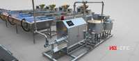 Ligne de production automatique de boulangerie en acier inoxydable HG, équipement de fabrication de mini-gâteaux, machine à snacks
