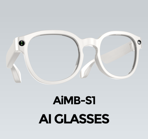 Lunettes intelligentes X AiMB-S1 avec enregistrement vidéo 1080P, caméra HD 8MP, audio Bluetooth, traduction en temps réel, reconnaissance d'image par IA, reconnaissance vocale - Product Image 3