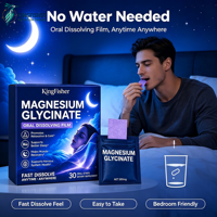 KingFisher OEM Magnesium Glycinaat L-Theanine Oplosbare Strips 500mg voor Betere Slaap en Diepe Spierontspanning