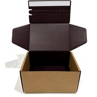Boîtes d'emballage pour biscuits et bonbons au chocolat - Boîtes rigides en forme d'avion avec poignée - Carton ondulé écologique