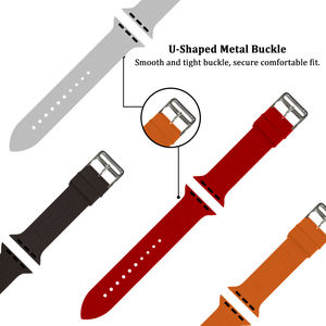 Venta al por mayor de silicona Smart <span class=keywords><strong>Wach</strong></span> Bands Sport Watch Correa 49mm 45mm 38mm correas de reloj para Apple Watch Series 9 <span class=keywords><strong>8</strong></span> 7 - Product Image 4