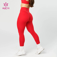 Leggings de sport pour femme, effet push-up, mat, sensation seconde peau, extensibles dans les 4 sens, avec logo personnalisé ODM, forme cœur, pour gym, entraînement, fitness, yoga