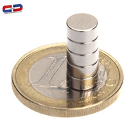 Magnet Neodymium N52 kecil kuat miniatur permanen Magnet kumparan bentuk NiCuNi dilapisi penggunaan industri pemotongan bengkok