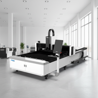 Machine de découpe laser à fibre métallique économique à prix super abordable 2000W 3000x1500mm refroidie par eau avec IA intégrée LF3015GC