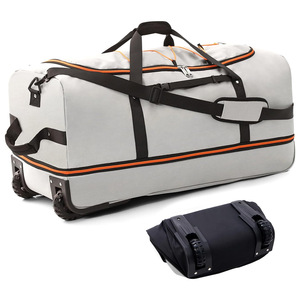 Bolsa de Picnic de Tela Oxford 600D, Nevera Rodante de Gran Capacidad para Picnics, Bolsa Térmica Aislada - Product Image 1