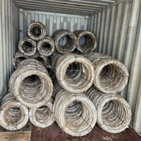 Fil de fer galvanisé recuit à chaud, fil GI flexible pour le ligaturage des barres d'armature, l'emballage et le regroupement général