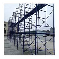 Andamios de Estructura en H de Acero Pintado de Larga Duración para Obras de Construcción