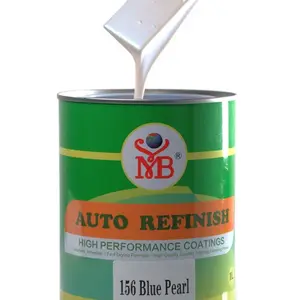 Pintura automotriz de pintura de aceite blanca mixta de exportador de China para pintura de coche metálica gris plateada