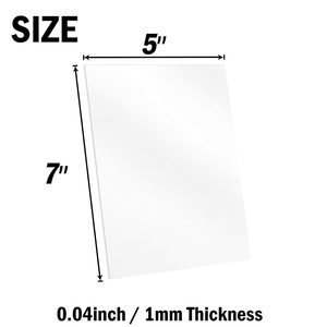 แผ่นอะคริลิคใส ขนาด 5x7 นิ้ว หนา 1 มม. แผ่นพลาสติกใส สำหรับงานศิลปะ - Product Image 4